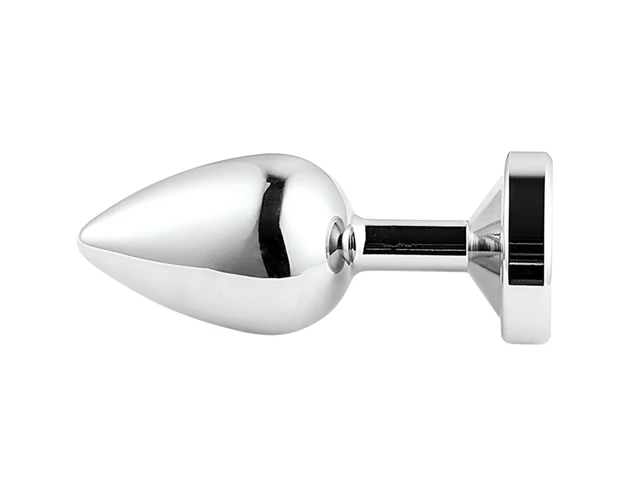 Desirel GlowPlug - világító anál plug - kicsi (ezüst)