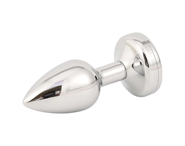 Desirel GlowPlug - világító anál plug - kicsi (ezüst)