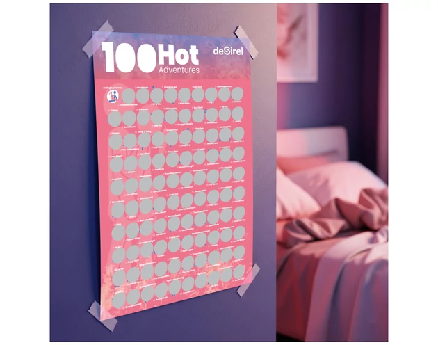 Desirel - 100 szexpóz kaparós poszter társasjáték