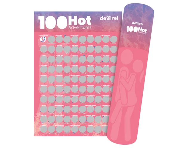 Desirel - 100 szexpóz kaparós poszter társasjáték