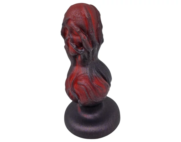 OgazR - gömbös anál dildó - 10,5cm (fekete)