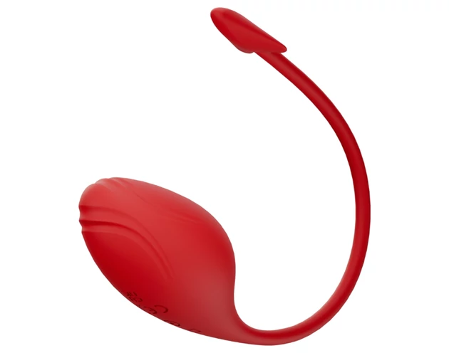 Funny Me - okos vibrációs tojás ördögvillával (piros)