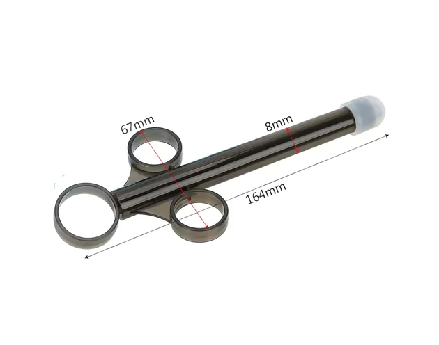 Síkosító adagoló fecskendő (fekete)