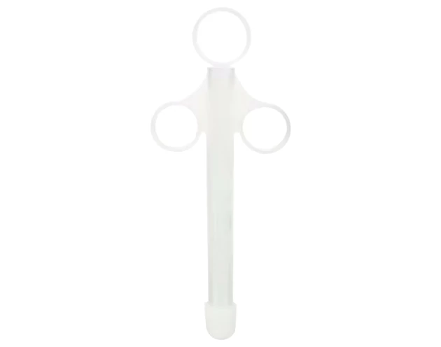 Síkosító adagoló fecskendő (fehér)