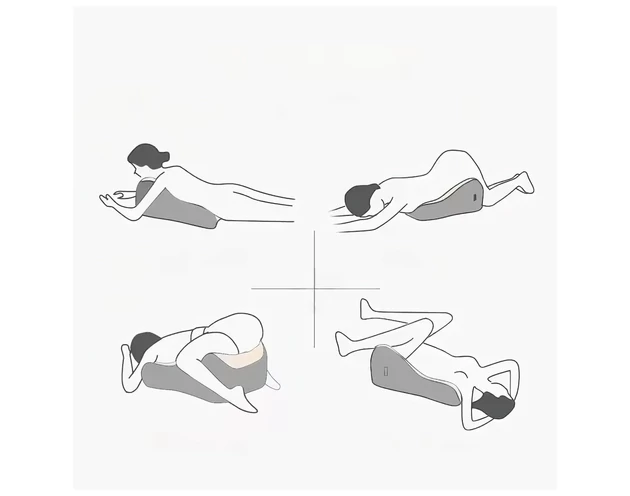 Magic Pillow - Memóriahabos párna dildótartóval (pink)