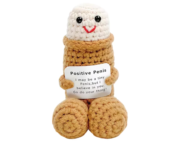 Pozitív pénisz - kötött (natúr)