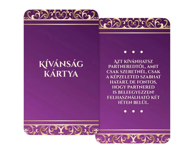 Érzékek Játéka - felnőtt szex társasjáték