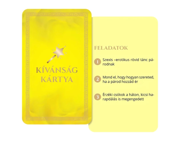 Érzékek Játéka - felnőtt szex társasjáték