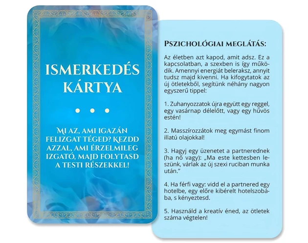 Érzékek Játéka - felnőtt szex társasjáték