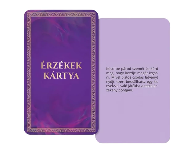Érzékek Játéka - felnőtt szex társasjáték