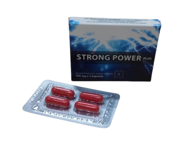 Strong Power Plus - étrend kiegészítő kapszula férfiaknak (4db)