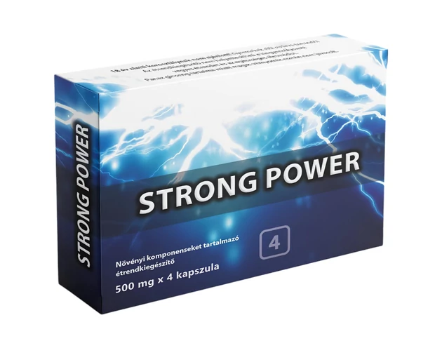 Strong Power Plus - étrend kiegészítő kapszula férfiaknak (4db)