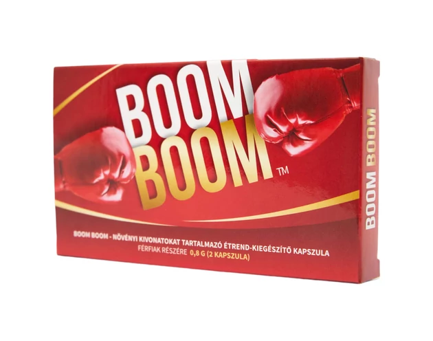 Boom Boom - étrend kiegészítő kapszula férfiaknak (2db)