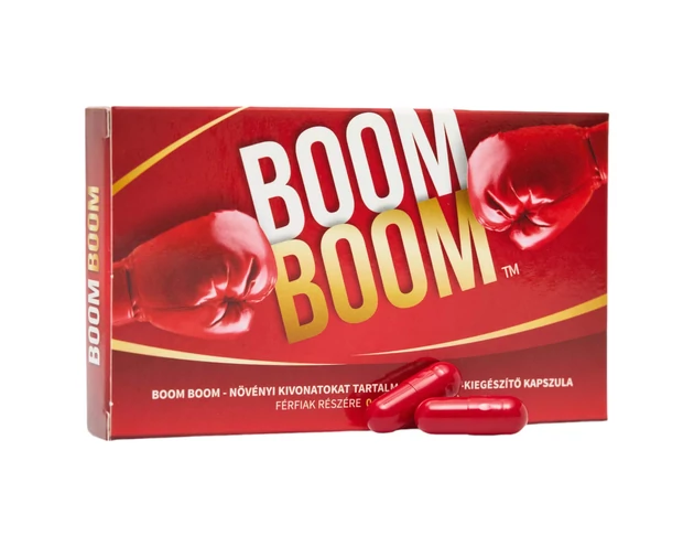 Boom Boom - étrend-kiegészítő kapszula férfiaknak (2db)