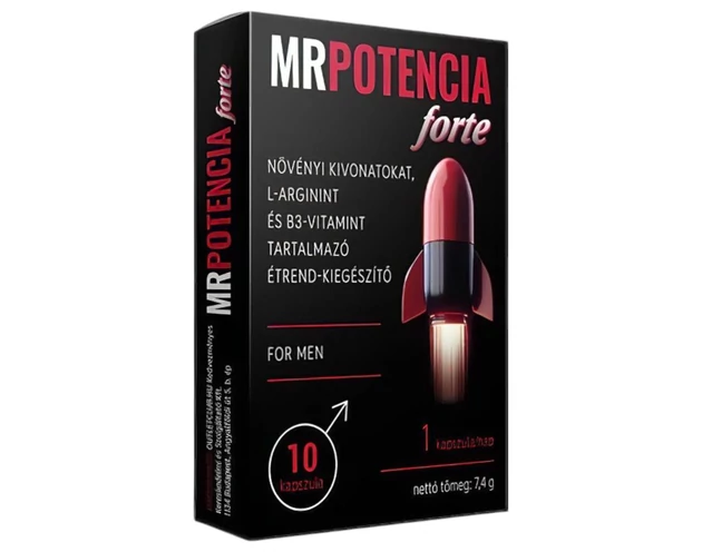 MrPotencia Forte - étrend kiegészítő kapszula férfiaknak (10db)