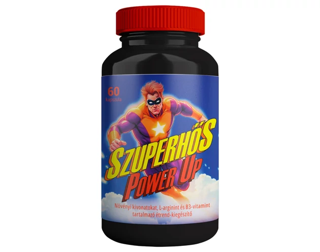 Szuperhős Power Up - étrend-kiegészítő kapszula (60db)