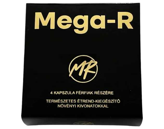 MEGA R - természetes étrend kiegészítő kapszula férfiaknak (4db)