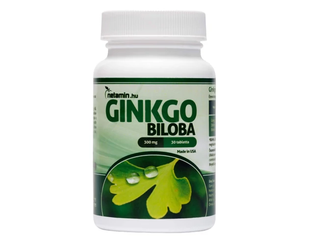 Netamin Ginkgo Biloba 300mg - étrend-kiegészítő kapszula (30db)
