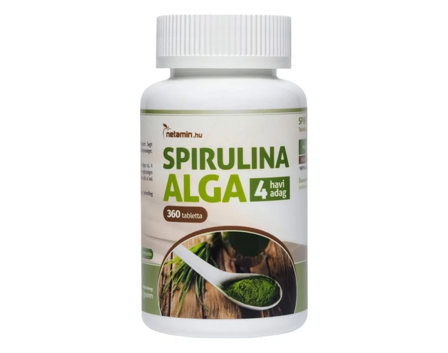 Netamin Spirulina - étrend kiegészítő tabletta (360db)