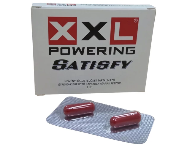 XXL powering Satisfy - erős, étrend-kiegészítő férfiaknak (2db)