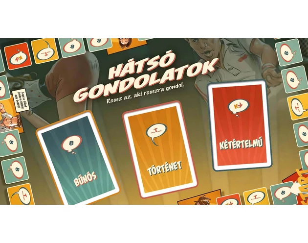 Hátsó gondolatok - Sikamlós találós kérdések felnőtt szex társasjáték