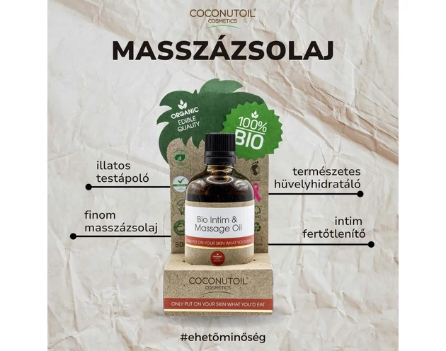 Coconutoil - Bio Intim & Masszázsolaj (80ml)