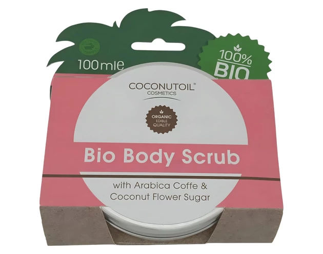 Coconutoil - Bio Testradír Kávéval & Kókuszvirágcukorral (100ml)
