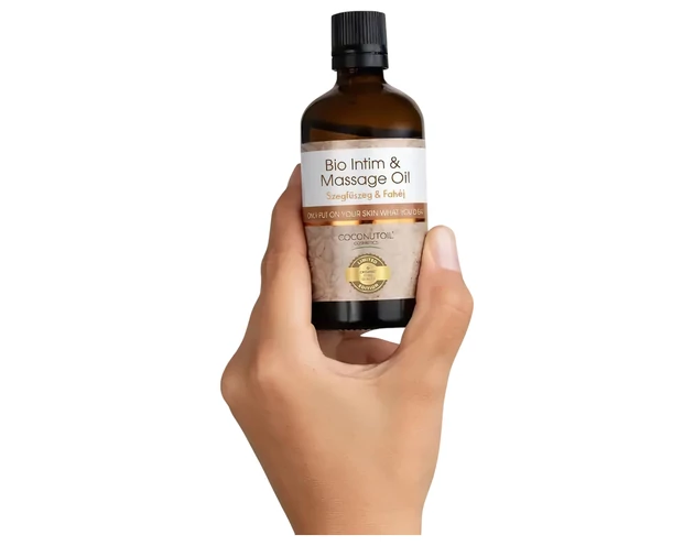 Coconutoil - Bio Intim & Masszázsolaj - szegfűszeg-fahéj (80ml)