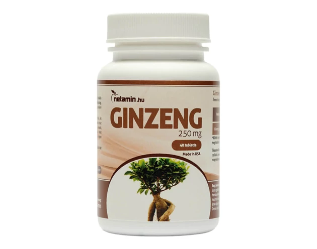 Netamin Ginzeng Super 250mg - étrend-kiegészítő kapszula (120db)