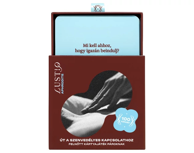 Lustiq - vágyfokozó csokoládé és kártyajáték díszcsomag