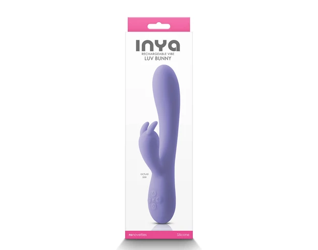 Inya Luv Bunny - akkus, csiklókaros vibrátor (lila)