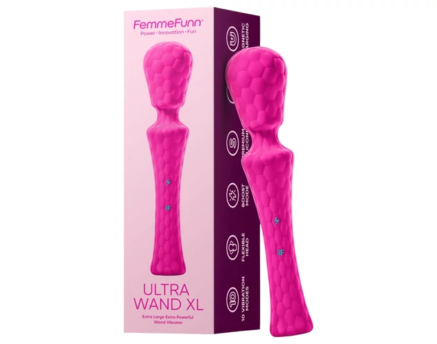 FemmeFunn Ultra Wand XL - prémium masszírozó vibrátor (pink)