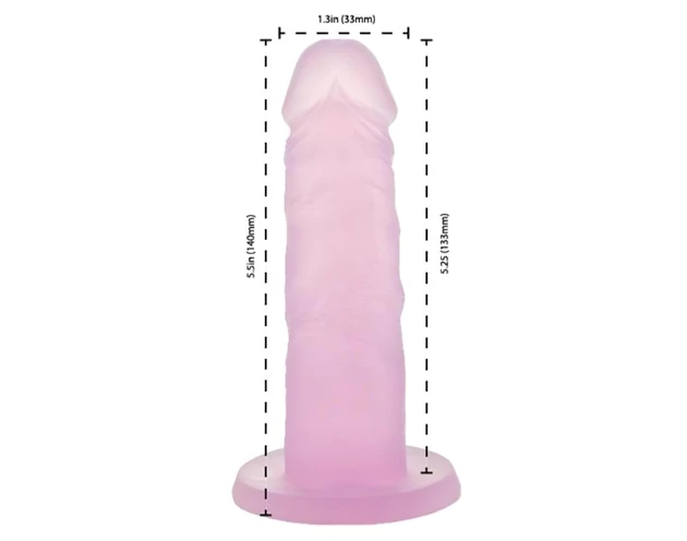 Addiction Coctails - tapadókorongos dildó (pink)