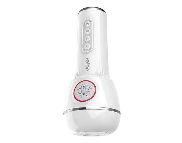 LETEN SM340 - akkus, vibráló, szívó, nyögő maszturbátor