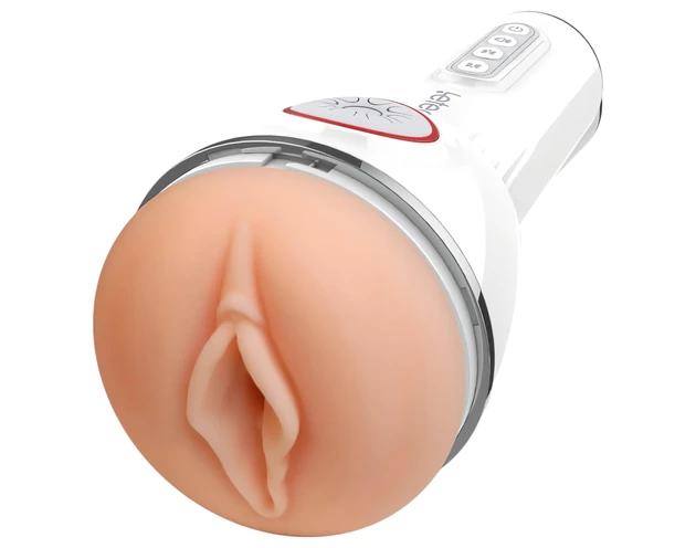 LETEN SM340 - akkus, vibráló, szívó, nyögő maszturbátor