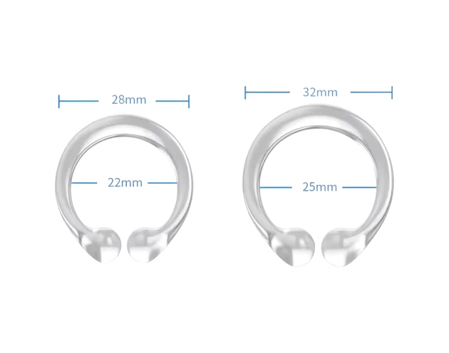 Szilikon makkgyűrű - ejakuláció késleltetéshez (átlátszó)