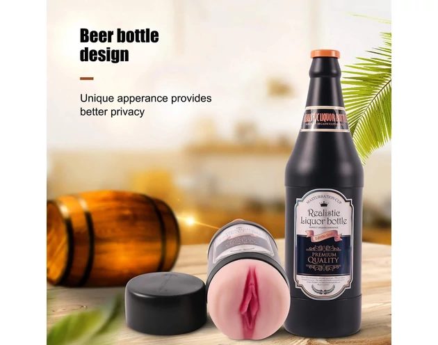 Lonely - élethű műpunci sörösüvegben (natúr-fekete)