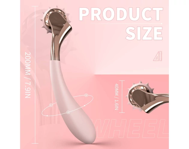 Sex HD - akkus, vízálló vibrátor és ingerkerék (pink)