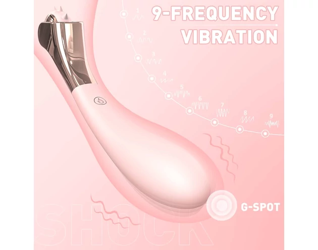 Sex HD - akkus, vízálló vibrátor és ingerkerék (pink)