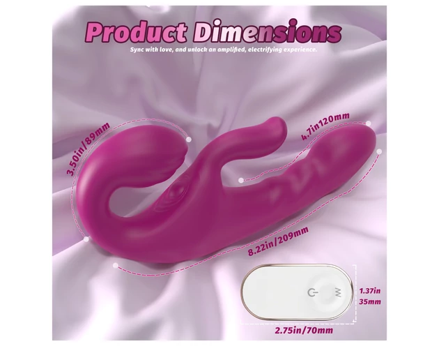 SEX HD Co-op Bliss - felcsatolható csiklókaros vibrátor (lila)