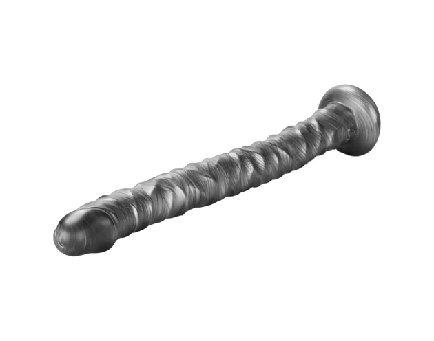 Lovetoy King Sized - extra nagy vibrátor - 40,5 cm (szürke)