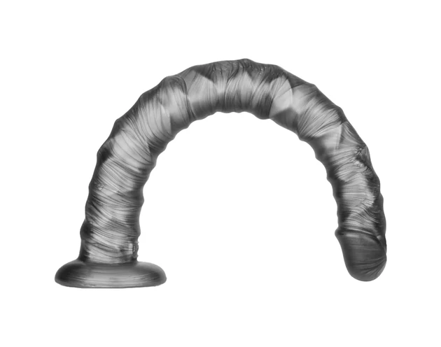 Lovetoy King Sized - extra nagy vibrátor - 40,5 cm (szürke)