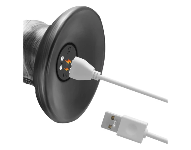 Lovetoy King Sized - extra nagy vibrátor - 40,5 cm (szürke)