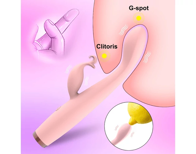 AlvUp - csiklókaros G-pont vibrátor (pink)