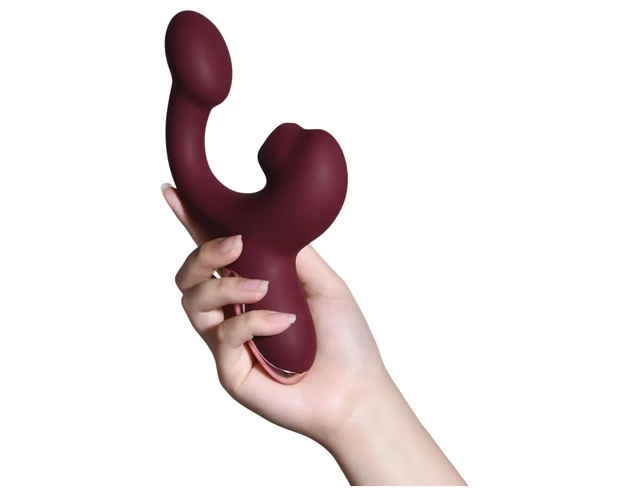 Magic Motion Magic Ponder - 2in1 csiklókaros vibrátor (bordó)