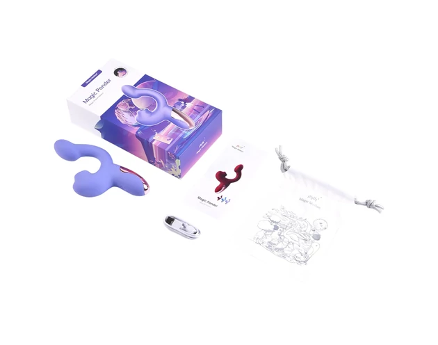 Magic Motion Magic Ponder - 2in1 csiklókaros vibrátor (lila)