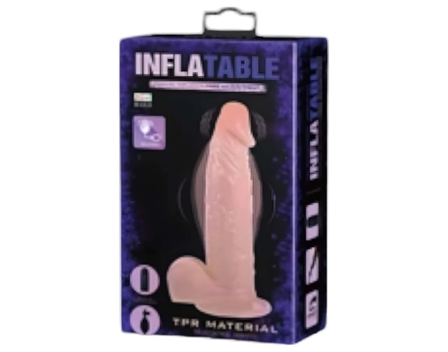 Baile Inflatable - felfújható élethű vibrátor (natúr)