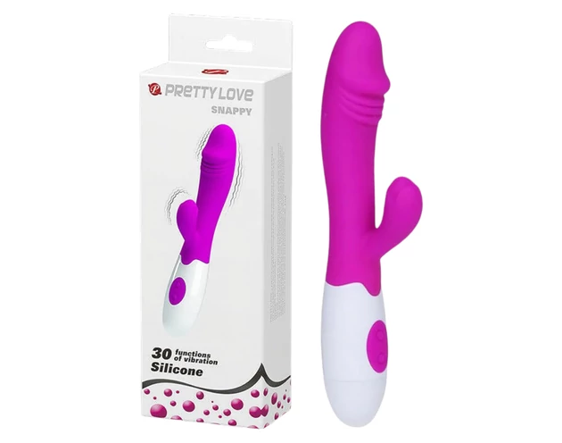 Pretty Love Snappy - vízálló, csiklókaros G-pont vibrátor (lila)