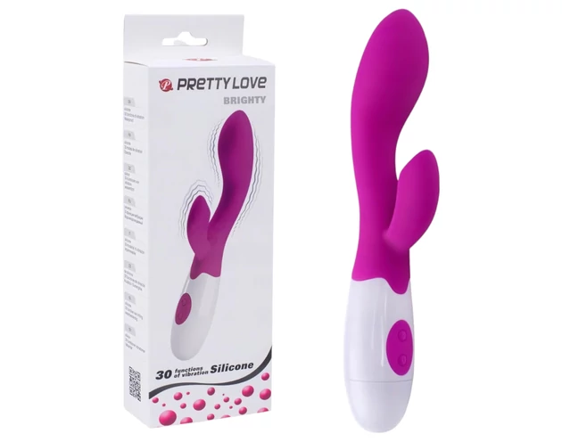 Pretty Love Brighty - csiklókaros G-pont vibrátor (lila)