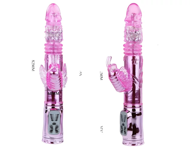 Baile - pillangós, csiklókaros vibrátor (pink)